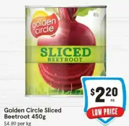 IGA Golden circle sliced beetroot offer