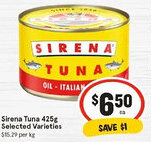 IGA Sirena Tuna offer
