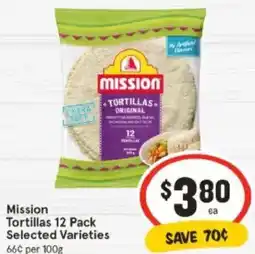 IGA Mission tortillas offer