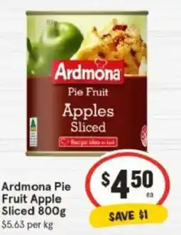 IGA Ardmona Fruit Apple Sliced offer