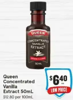 IGA Queen concentrated vanilla extract offer