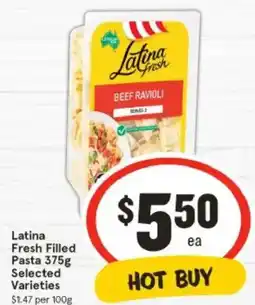 IGA Latina Fresh Filled Pasta offer