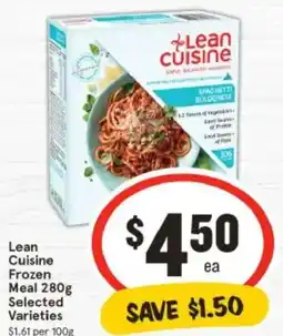 IGA Lean Cuisine Frozen Meal offer