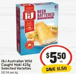 IGA I&J Australian Wild Caught Hoki offer