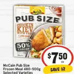 IGA McCain Pub Size Frozen Meal offer