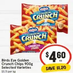 IGA Birds Eye Golden Crunch Chips offer