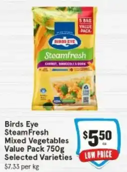 IGA Birds Eye Steam Fresh Mixed Vegetables offer