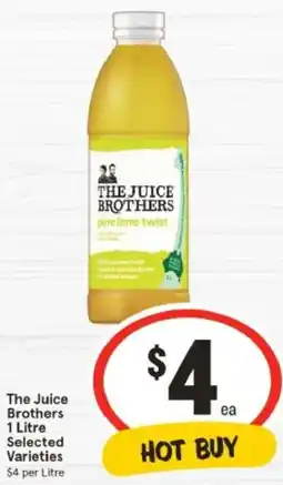 IGA The Juice Brothers offer