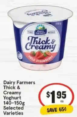 IGA Dairy Farmers Thick & Creamy Yoghurt offer