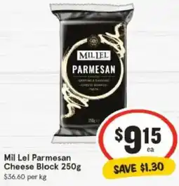 IGA Mil Lel Parmesan Cheese Block offer