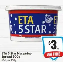 IGA ETA 5 Star Margarine Spread offer