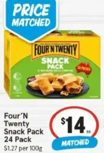 IGA Four N Twenty Snack Pack offer