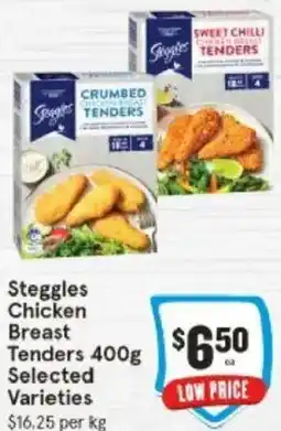 IGA Steggles Chicken Breast Tenders offer
