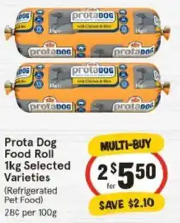 IGA Prota Dog Food Roll offer