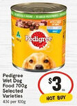 IGA Pedigree Wet Dog Food offer