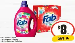 IGA Fab Laundry Liquid offer