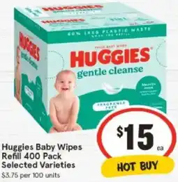 IGA Huggies Baby Wipes Refill offer