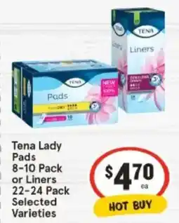 IGA Tena Lady Pads offer