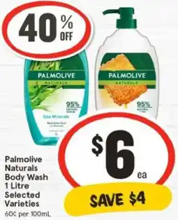 IGA Palmolive Naturals Body Wash offer