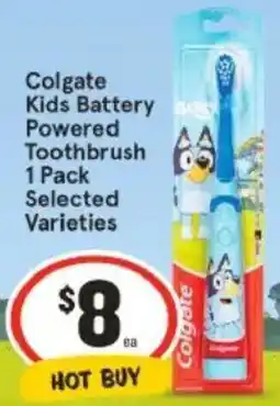 IGA Colgate Kids Battery Powered Toothbrush offer