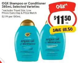 IGA OGX Shampoo or Conditioner offer