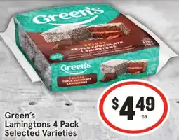 IGA Lamingtons 4 Pack offer