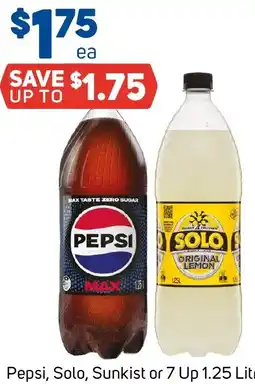 Foodland Pepsi, Solo, Sunkist or 7 Up offer