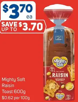 Foodland Mighty Soft Raisin Toast offer