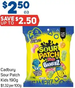 Foodland Cadbury Sour Patch Kids offer