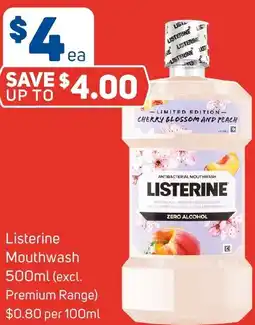 Foodland Listerine Mouthwash offer