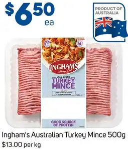 Foodland Ingham's Australian Turkey Mince offer