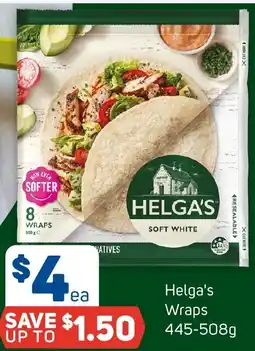 Foodland Helga's Wraps offer