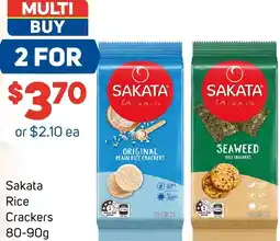 Foodland Sakata Rice Crackers offer