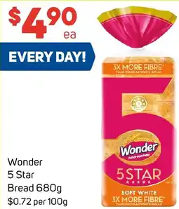Foodland Wonder 5 Star Bread offer
