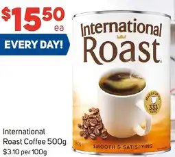 Foodland International Roast Coffee offer