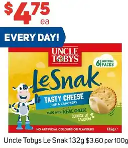 Foodland Uncle Tobys Le Snak offer