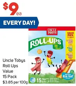 Foodland Uncle Tobys Roll Ups offer