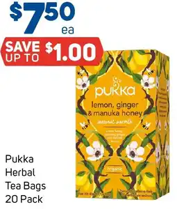 Foodland Pukka Herbal Tea Bags offer