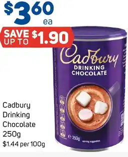 Foodland Cadbury Drinking Chocolate offer