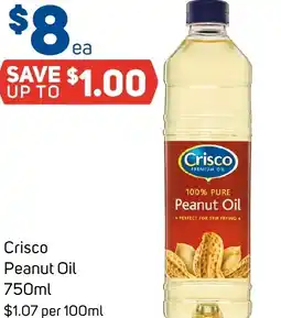 Foodland Crisco Peanut Oil offer