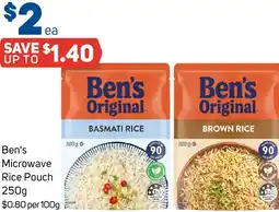 Foodland Ben's Microwave Rice Pouch offer