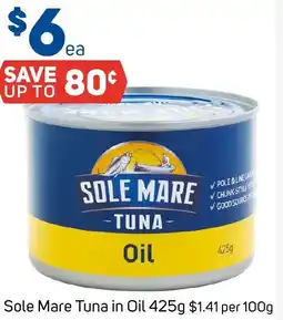 Foodland Sole Mare Tuna in Oil offer