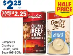 Foodland Campbell's Chunky or Country Ladle Soup offer