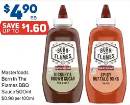 Foodland Masterfoods Born In The Flames BBQ Sauce offer