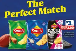 Foodland Smith's Crinkle or Double Crunch Chips offer