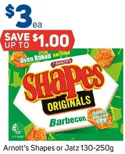 Foodland Arnott's Shapes or Jatz offer