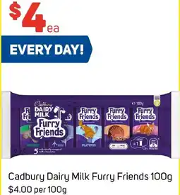 Foodland Cadbury Dairy Milk Furry Friends offer