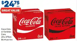Foodland Coca-Cola or Varieties Cans offer