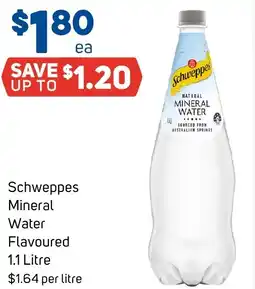 Foodland Schweppes Mineral Water Flavoured offer