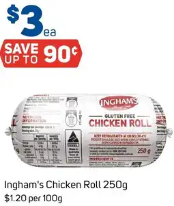 Foodland Ingham's Chicken Roll offer